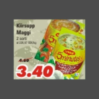 Allahindlus - Kiirsupp Maggi