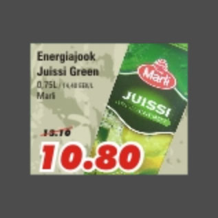 Allahindlus - Energiajook Juissi Green