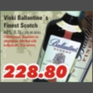 Allahindlus - Viski BallantineS Finest Scotch