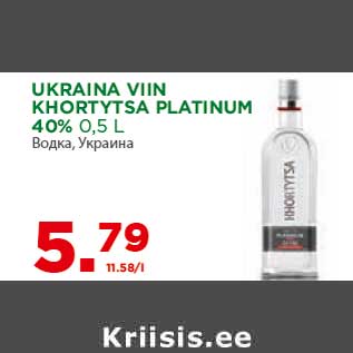 Скидка - Водка, Украина