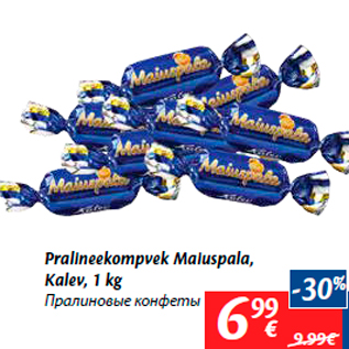 Allahindlus - Pralineekompvek Maiuspala, Kalev, 1 kg