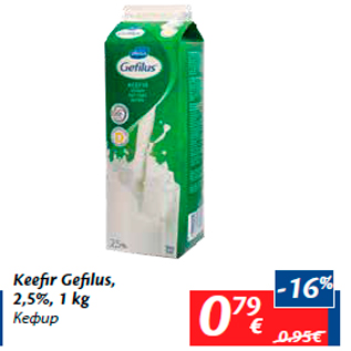 Allahindlus - Keefir Gefilus, 2,5%, 1 kg