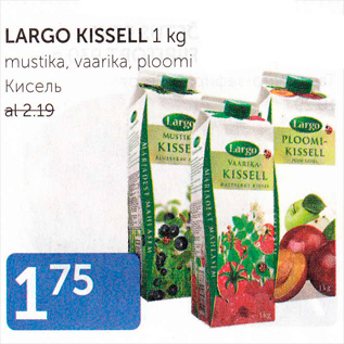 Allahindlus - LARGO KISSEL 1 KG