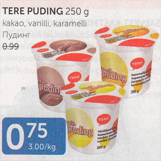 Allahindlus - TERE PUDING