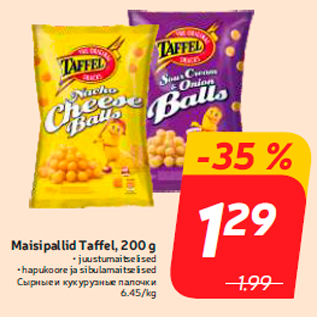 Allahindlus - Maisipallid Taffel, 200 g