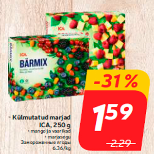 Allahindlus - Külmutatud marjad ICA, 250 g