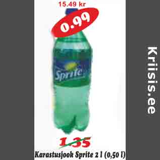 Allahindlus - Karastusjook Sprite 2l