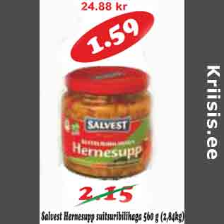 Allahindlus - Salvest Hernesupp suitsuribilihaga 560 g