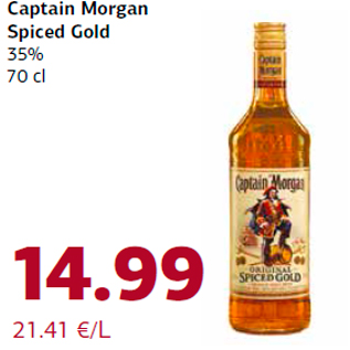 Allahindlus - Captain Morgan Spiced Gold