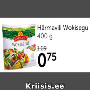 Allahindlus - Härmavili Wokisegu, 400 g