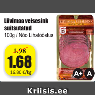 Allahindlus - Liivimaa veisesink suitsutatud