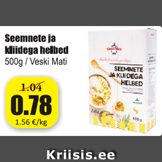 Allahindlus - Seemnete ja kliidega helbed