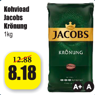 Скидка - Кофе в зернах Jacobs Krönung 1 кг