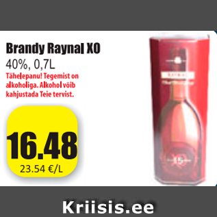 Allahindlus - Brandy Raynal XO