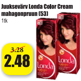 Allahindlus - Juuksevärv Londa Color Cream mahagon pruun (53) 1 tk