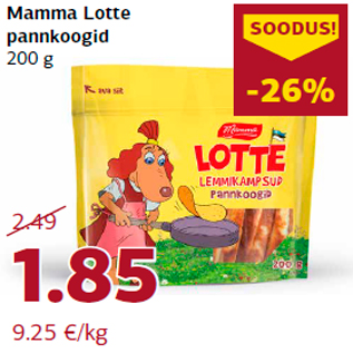 Allahindlus - Mamma Lotte pannkoogid 200 g