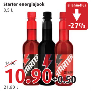 Allahindlus - Starter energiajook