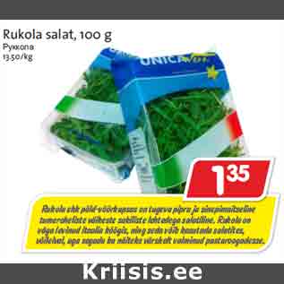 Allahindlus - Rukola salat, 100 g
