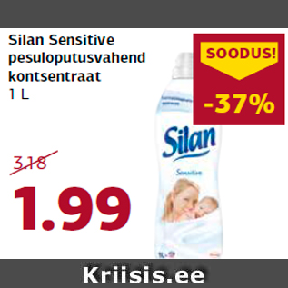 Allahindlus - Silan Sensitive pesuloputusvahend kontsentraat 1 L