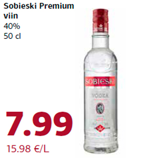 Allahindlus - Sobieski Premium viin