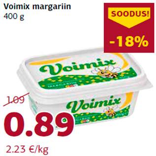 Allahindlus - Voimix margariin 400 g