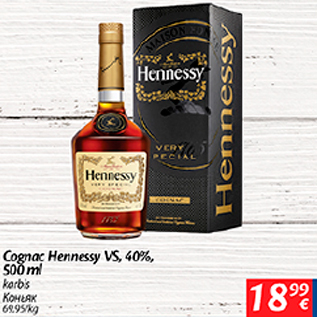 Allahindlus - Cognac Hennessy VS