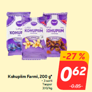 Allahindlus - Kohupiim Farmi, 200 g*