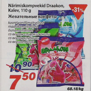 Скидка - Жевательные конфеты