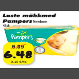 Allahindlus - Laste mähkmed Pampers Newborn