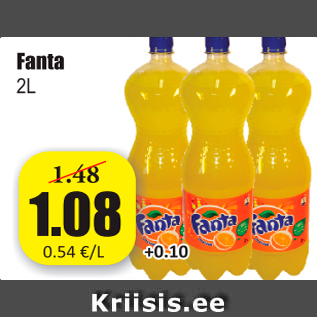Скидка - Fanta 2 л