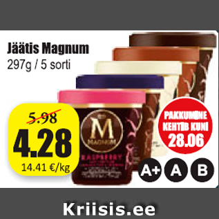 Скидка - Мороженое Magnum