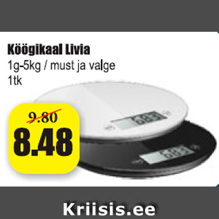 Скидка - Кухонные весы Livia