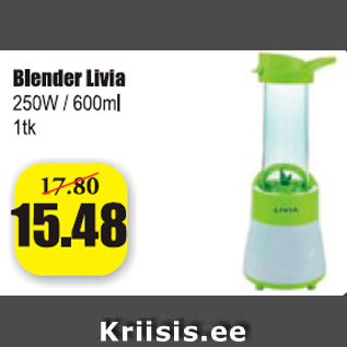 Allahindlus - Blender Livia