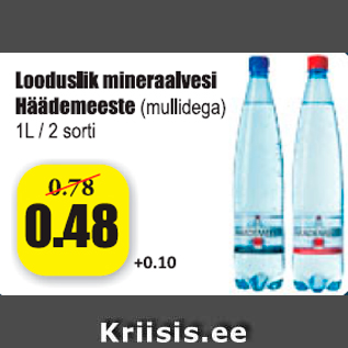Скидка - Природная минеральная вода Häädemeeste