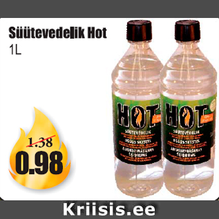 Allahindlus - Süütevedelik Hot 1 l