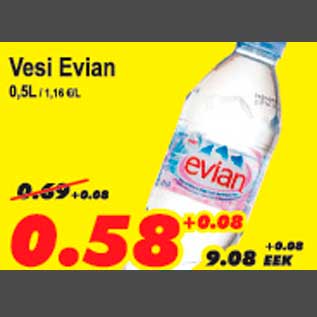 Allahindlus - Vesi Evian