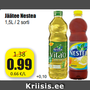 Allahindlus - Jäätee Nestea