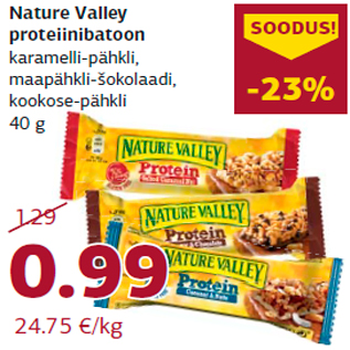 Allahindlus - Nature Valley proteiinibatoon