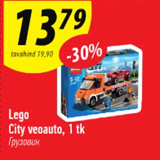 Allahindlus - Lego Citu veoauto