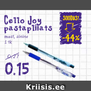 Allahindlus - Cello Joy pastapliiats