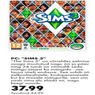 Скидка - PC "Sims3"