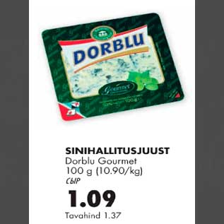 Allahindlus - Sinihallitusjuust Dorblu Gourmet