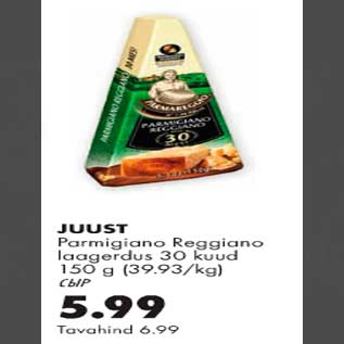 Allahindlus - Juust Parmigiano Reggiano