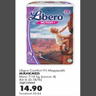 Allahindlus - Mähkmed Libero Comfort Fit Megapakk