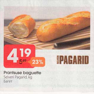 Allahindlus - Prantsuse baguette