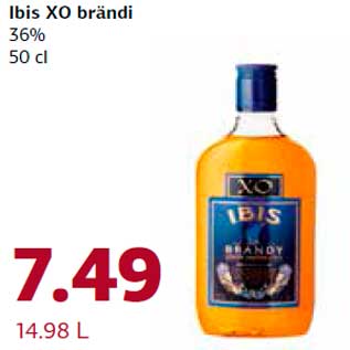 Allahindlus - Ibis XO brändi