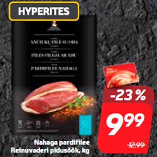 Allahindlus - Nahaga pardifilee Reinuvaderi pidusöök, kg