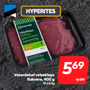 Allahindlus - Vasardatud veiseklops Rakvere, 400 g