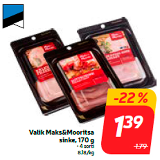 Allahindlus - Valik Maks&Mooritsa sinke, 170 g