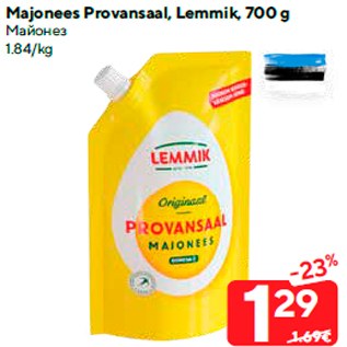 Allahindlus - Majonees Provansaal, Lemmik, 700 g